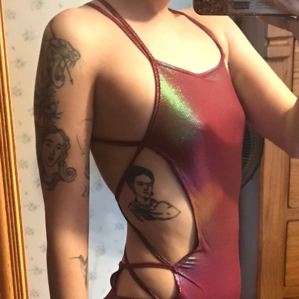Shimmering FN bodysuit